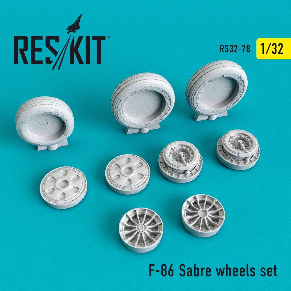 1/32 F-86 Sabre wheels set