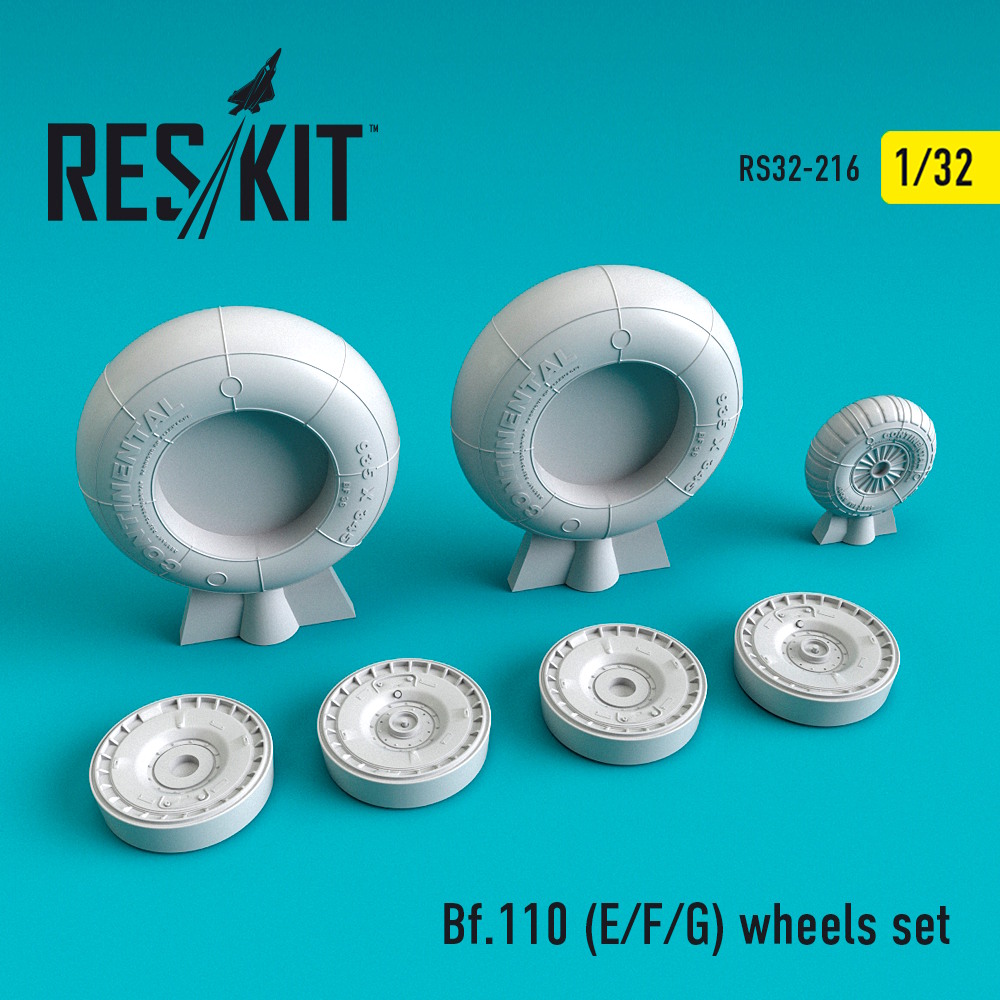 1/32 Messerschmitt Bf.110 (E/F/G) wheels set