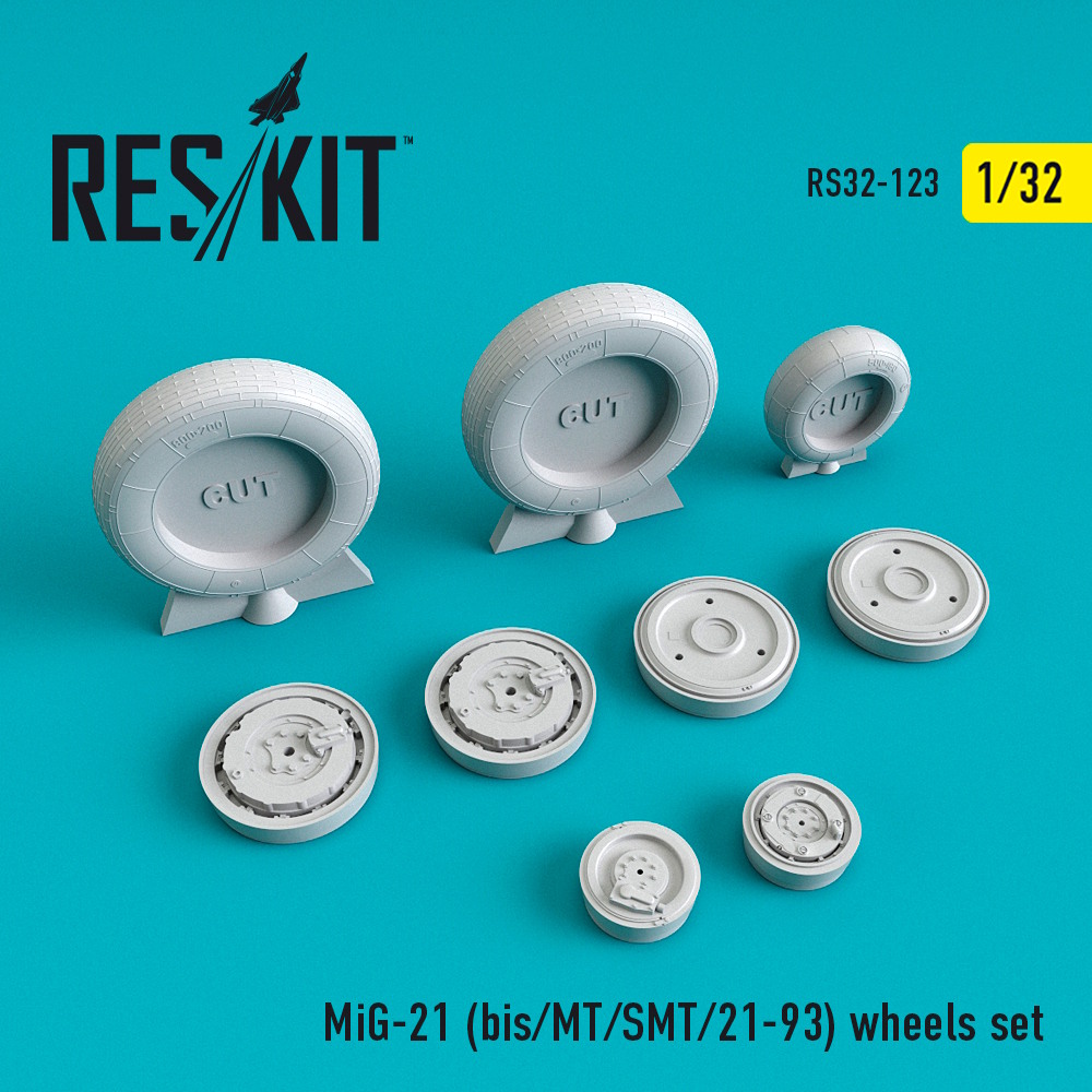 1/32 MiG-21 (bis/MT/SMT/21-93) wheels set