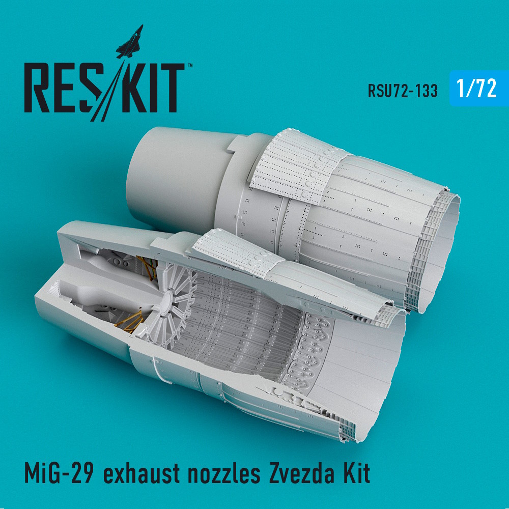 1/72 MiG-29 exhaust nozzles Zvezda Kit