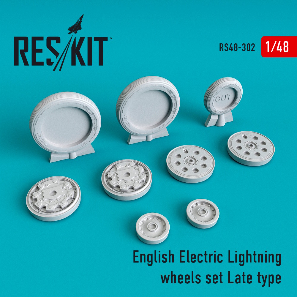 1/48 English Electric Lightning Wheels set Late type