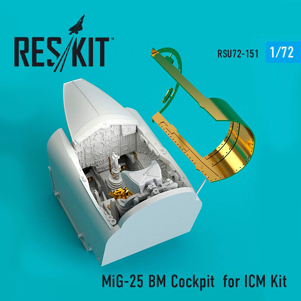 1/72 MiG-25 BM Cockpit for ICM Kit