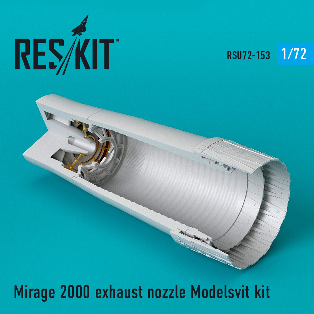 1/72 Mirage 2000 exhaust nozzle Modelsvit kit