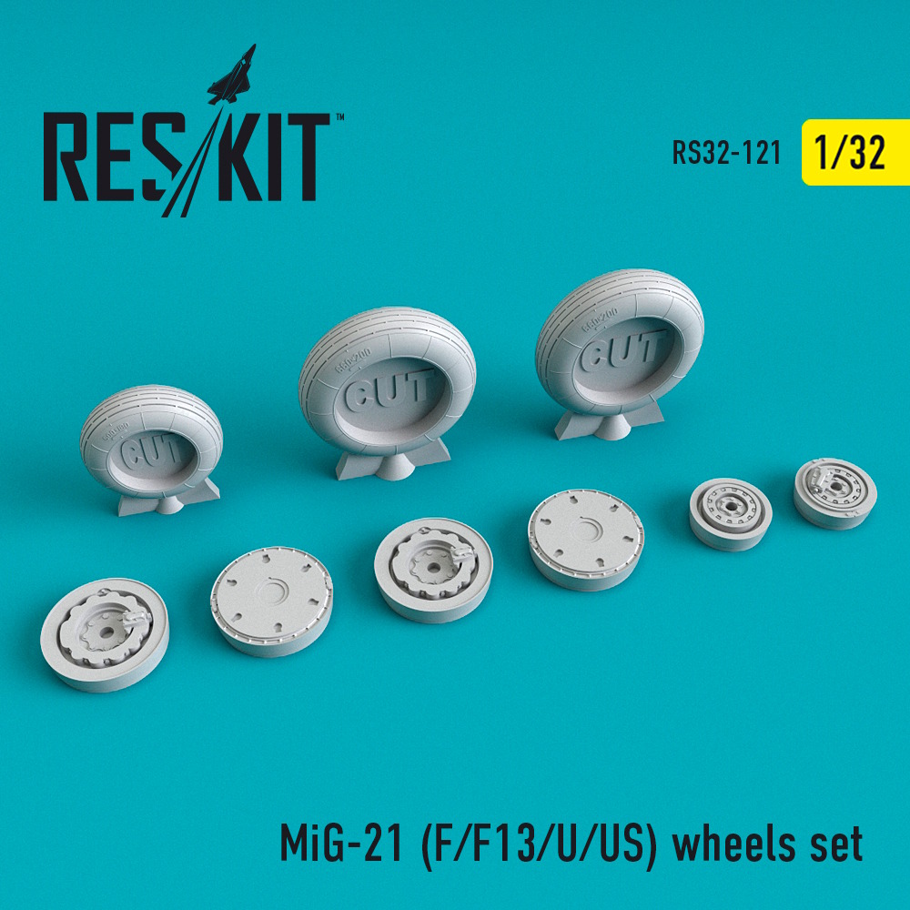 1/32 MiG-21 (F/F13/U/US) wheels set