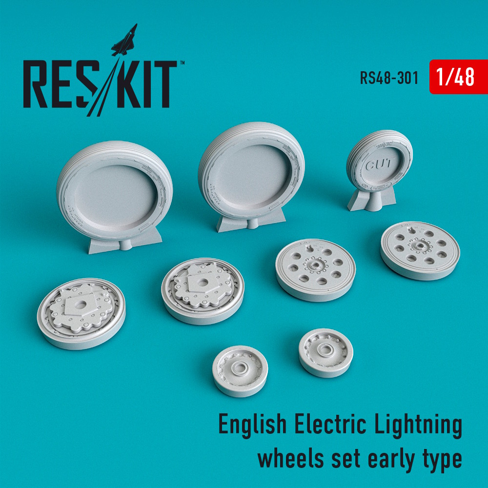 1/48 English Electric Lightning Wheels set early type