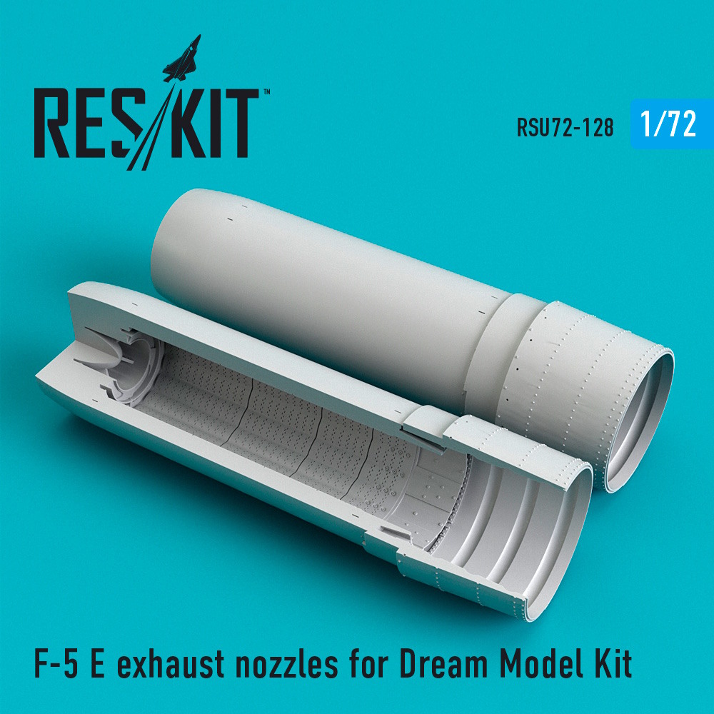 1/72 F-5 E exhaust nozzles for Dream Model Kit