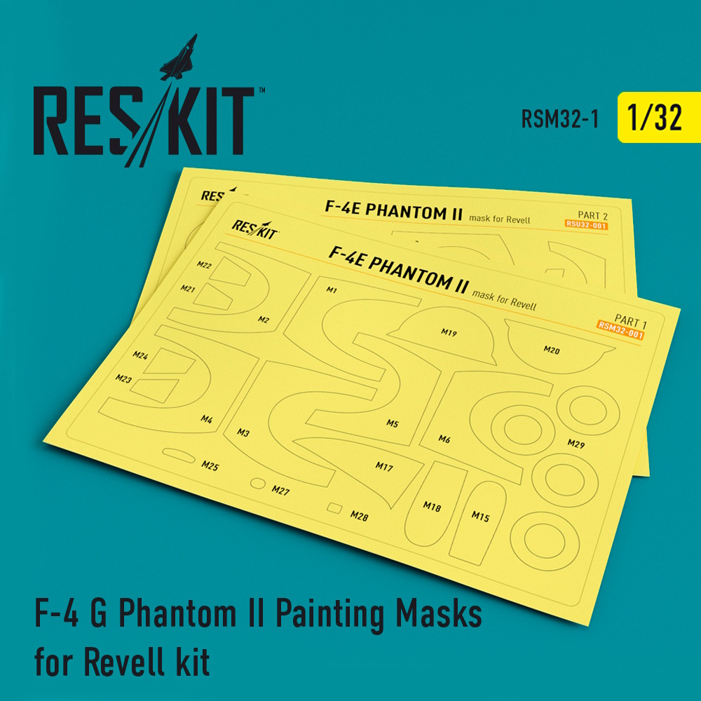 1/32 F-4 G Phantom II Painting Masks for Revell  kit