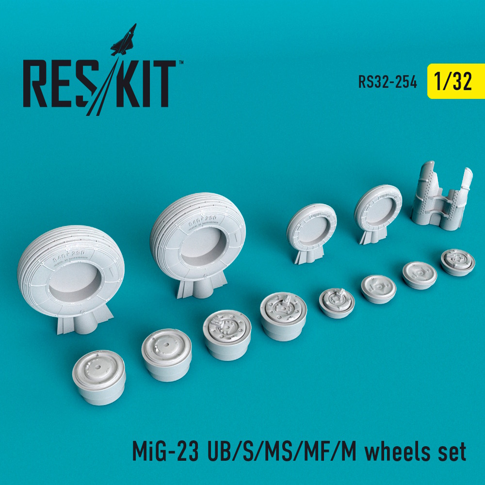 1/32 MiG-23 (UB/S/MS/MF/M) wheels set 