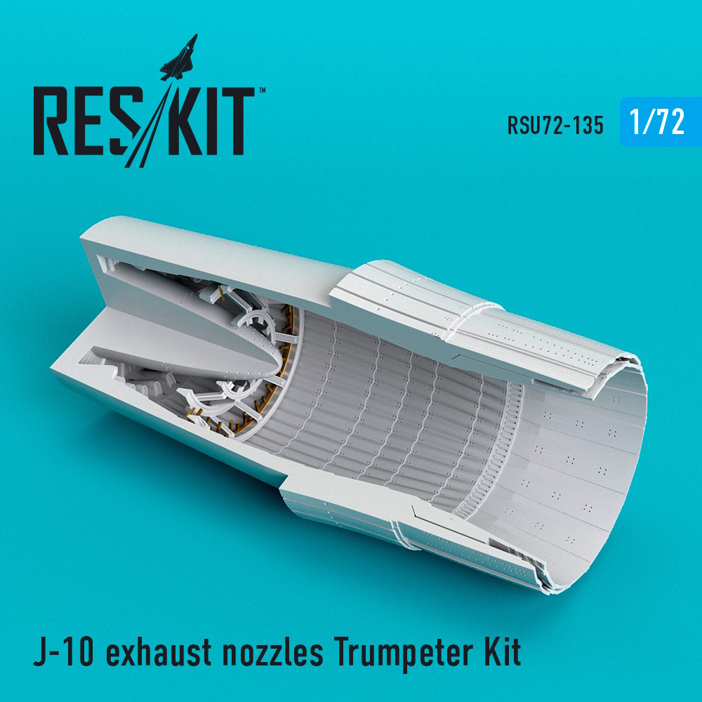 1/72 J-10 exhaust nozzles Trumpeter Kit