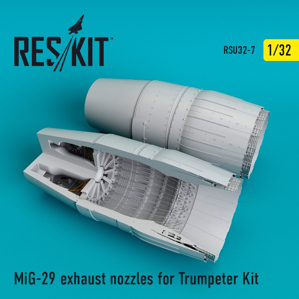 1/32 MiG-29 exhaust nozzles for Trumpeter Kit