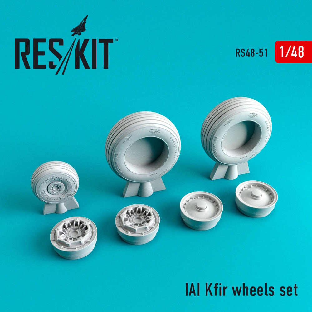 1/48 IAI Kfir wheels set 