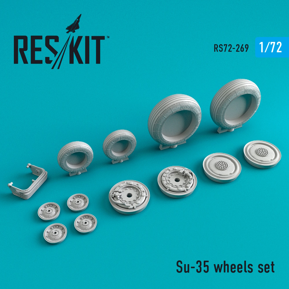 1/72 Su-35 wheels set 