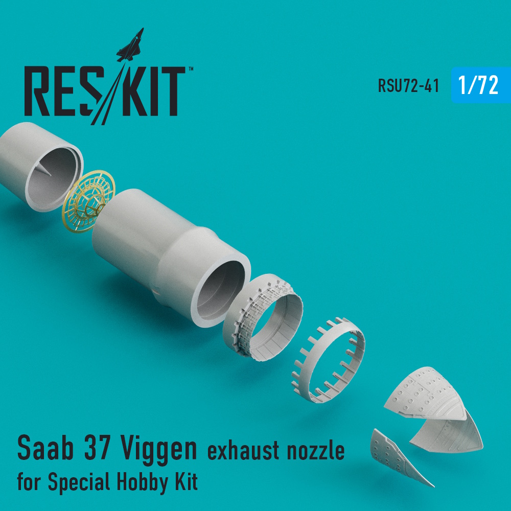 1/72 Saab 37 Viggen exhaust nozzle for Special Hobby Kit