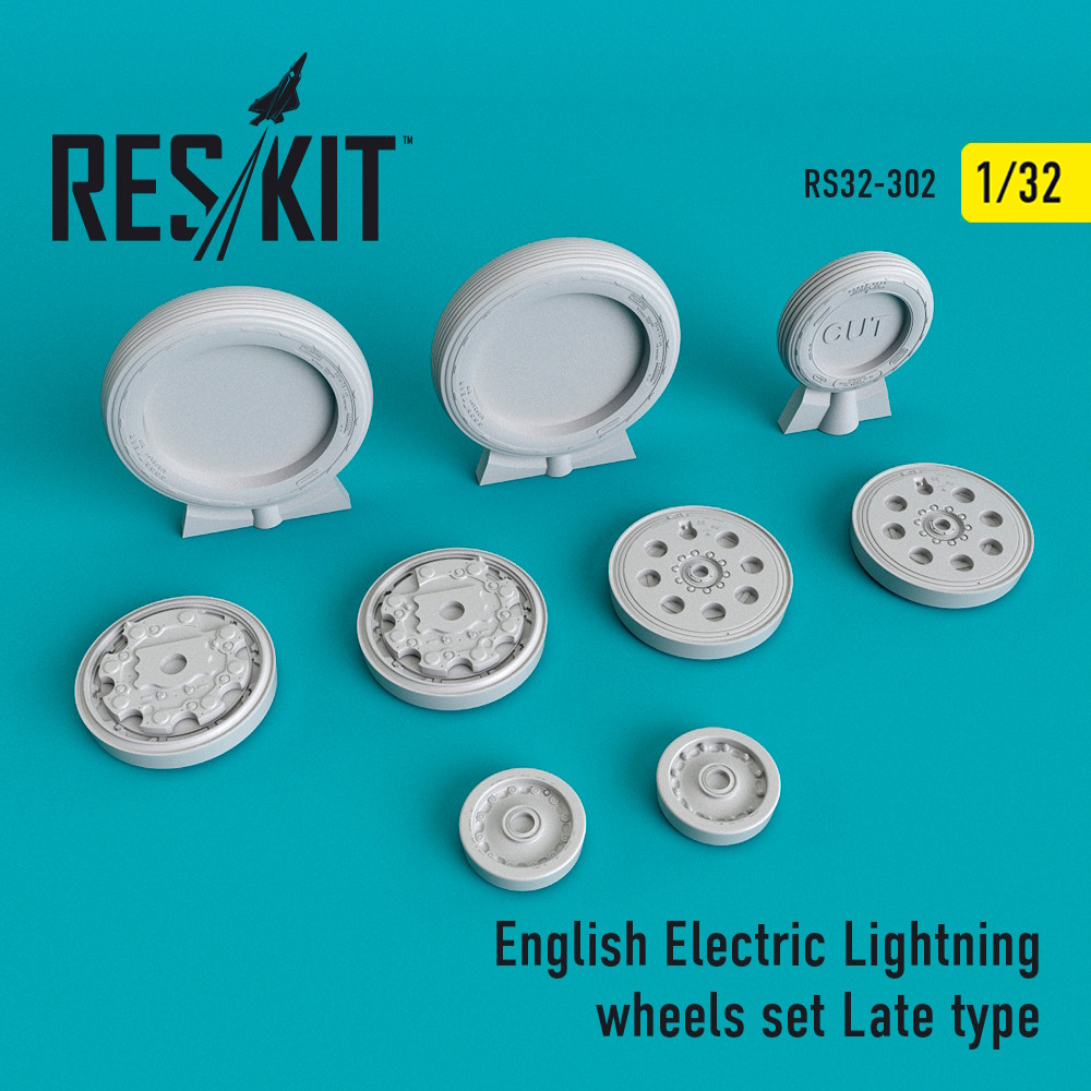 1/32 English Electric Lightning Wheels set Late type