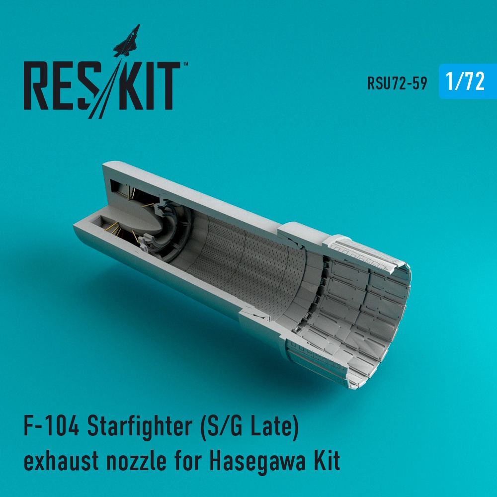 1/72 F-104 Starfighter (S/G Late) exhaust nozzle for Hasegawa Kit