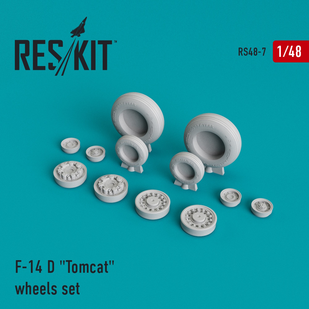 1/48 F-14 D "Tomcat" wheels set 