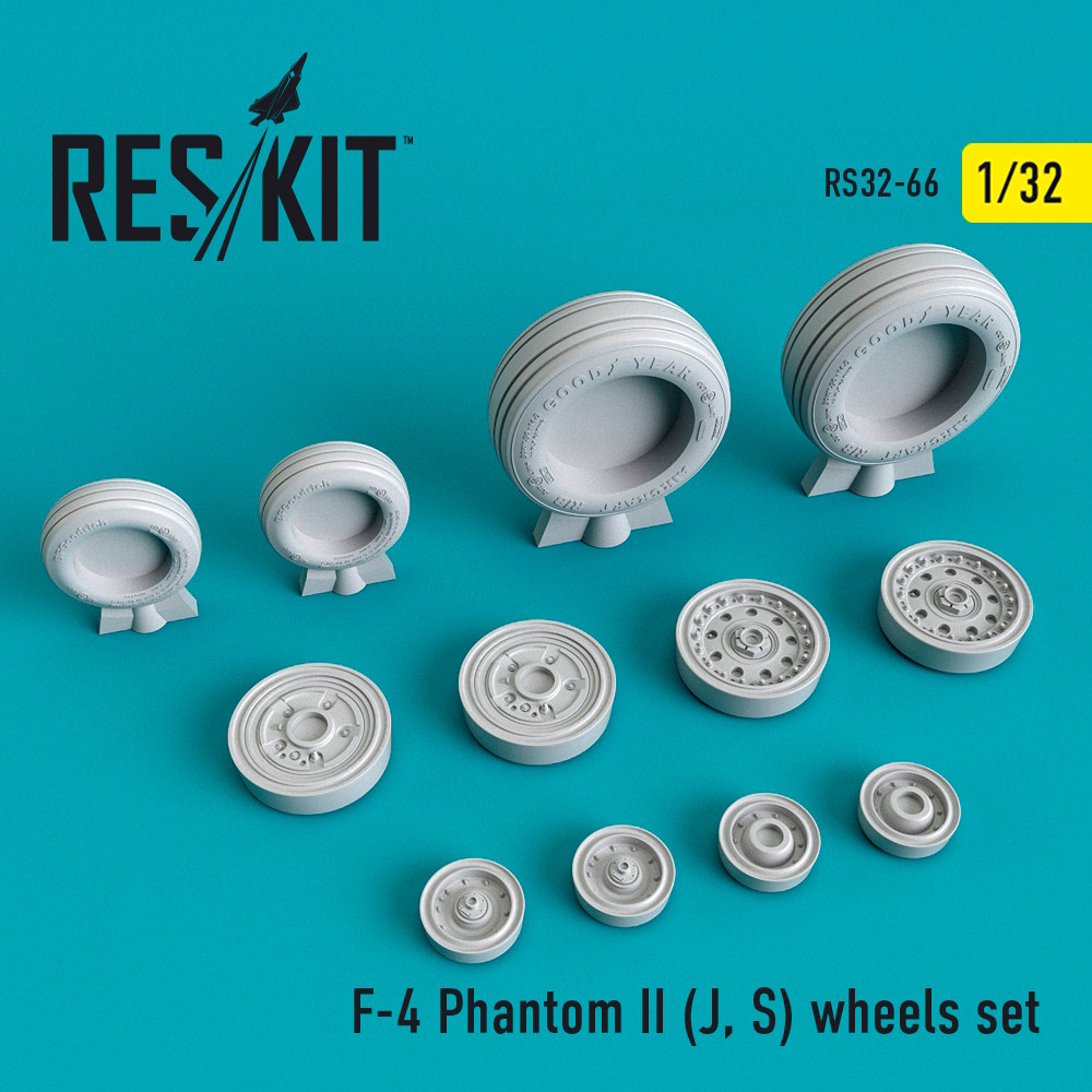 1/32 F-4 Phantom II (J, S) wheels set