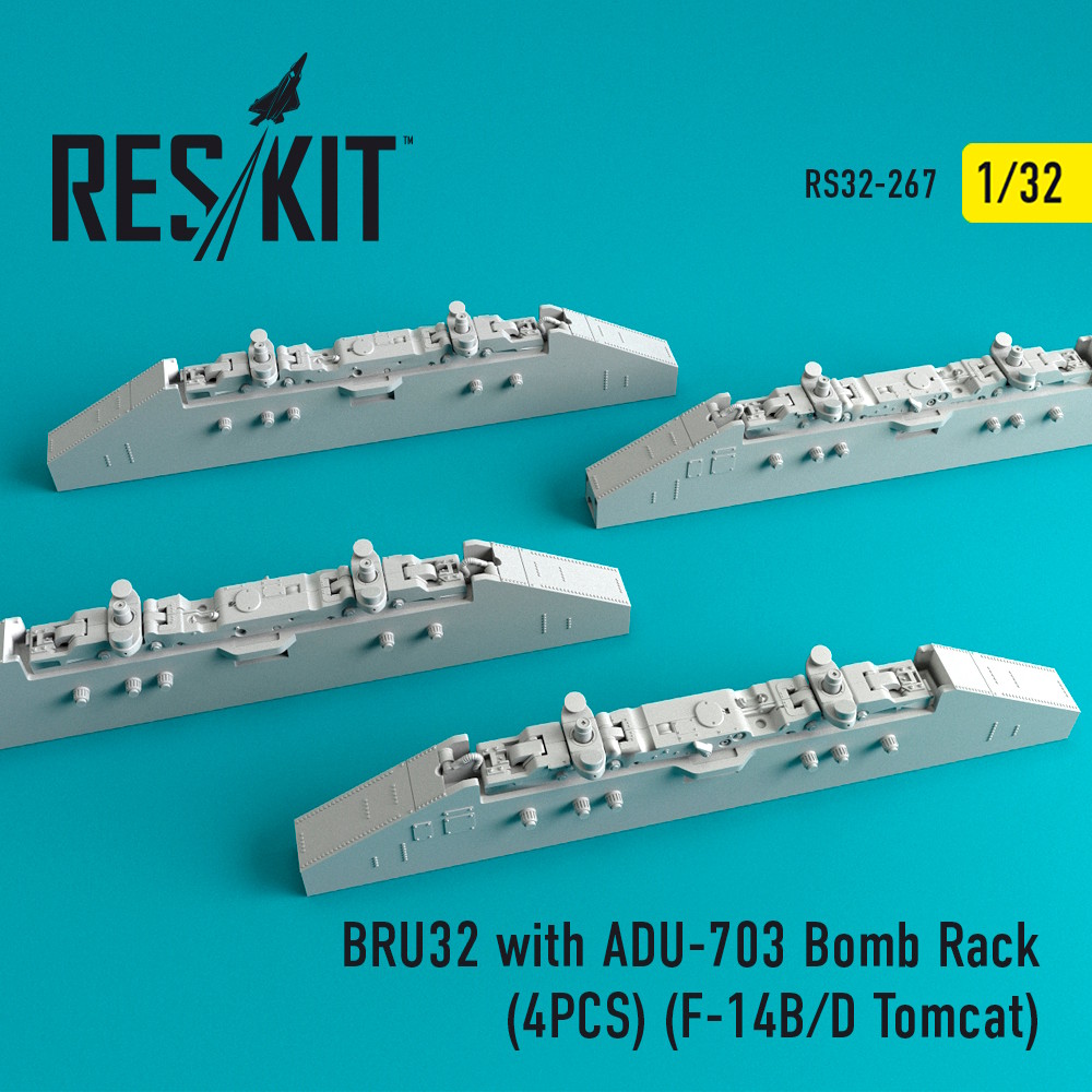 1/32 BRU32 with ADU-703 Bomb Rack (4PCS) (F-14B/D Tomcat)