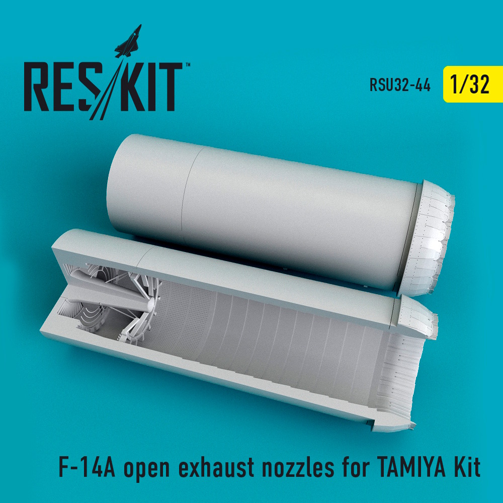 1/32 F-14A open exhaust nozzles for TAMIYA Kit