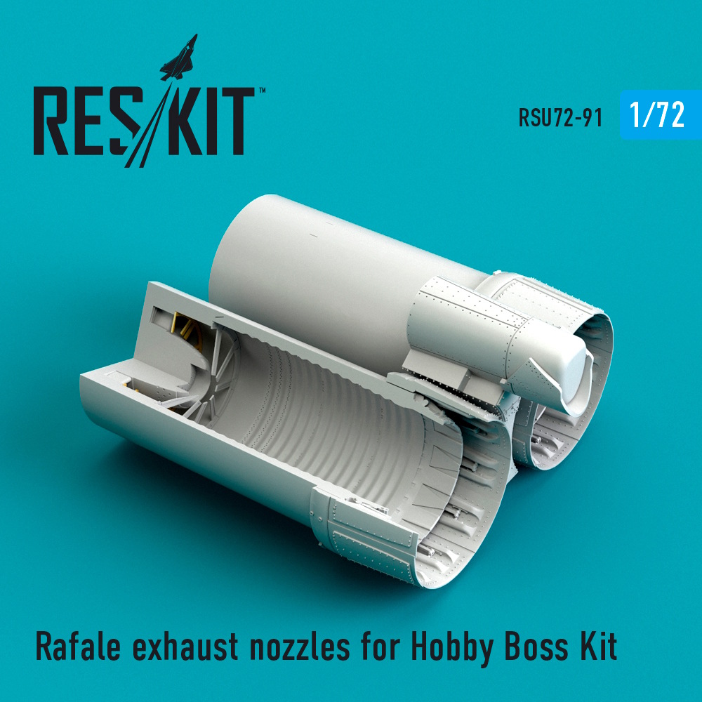 1/72 Rafale exhaust nozzles for Hobby Boss  Kit