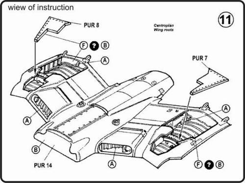 1/48 F4U - 4 - conversion set for TAM