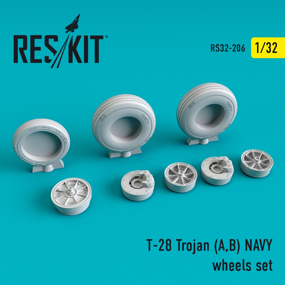 1/32 T-28 Trojan (A,B) NAVY wheels set