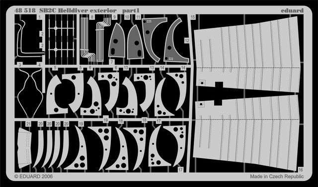 1/48 SB2C exterior for REVELL/MON./ACCUR.MINIAT. kit