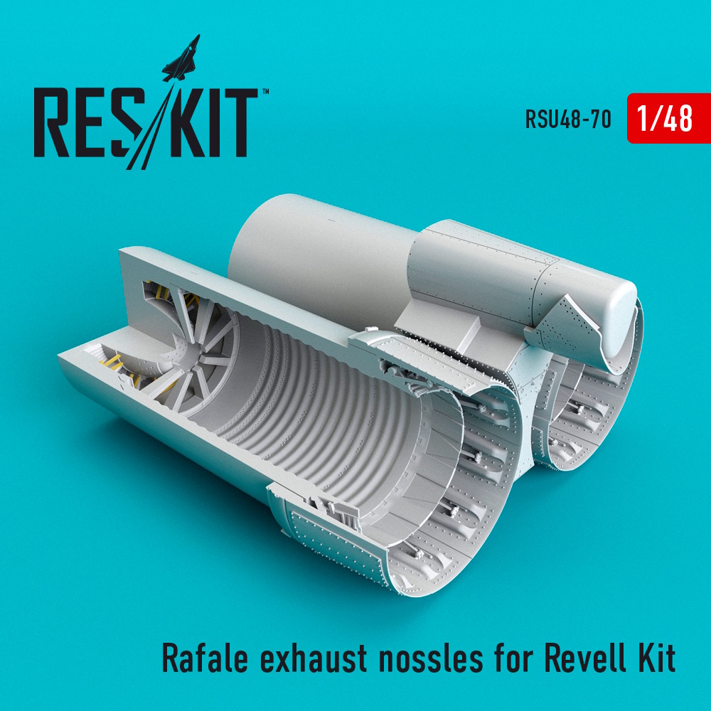 1/48 Rafale exhaust nossles for Revell Kit