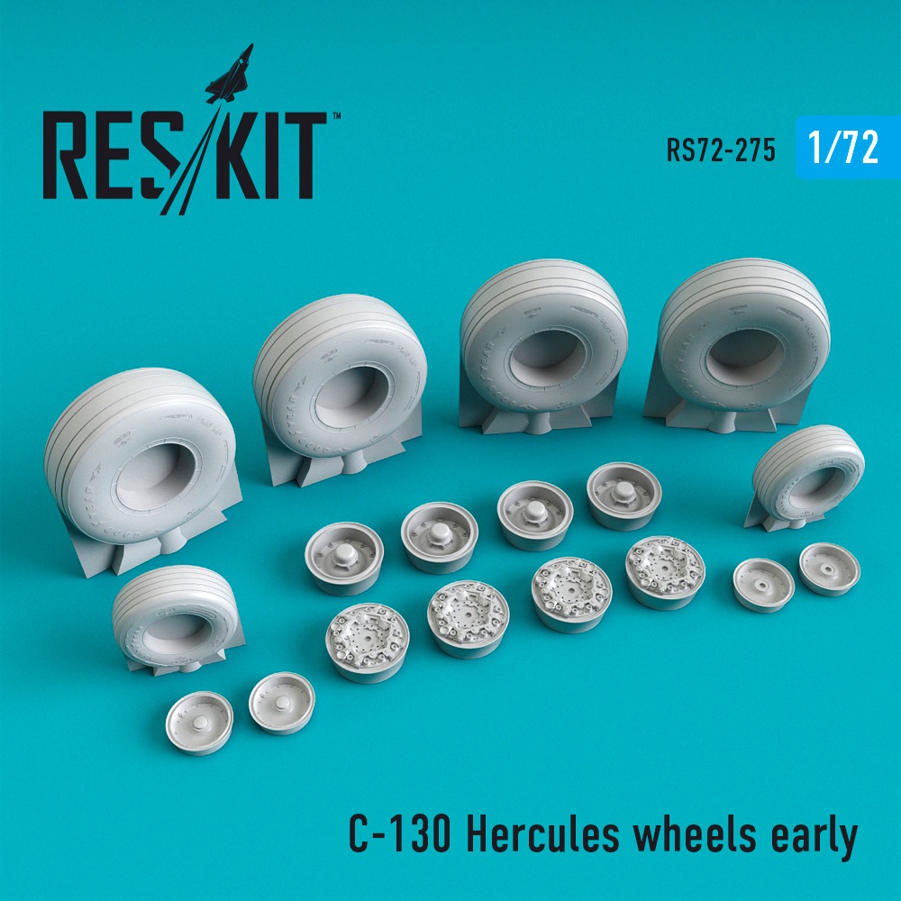 1/72 C-130 Hercules wheels early