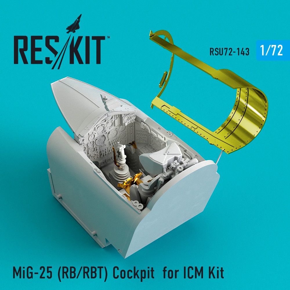 1/72 MiG-25 (RB/RBT) Cockpit for ICM Kit