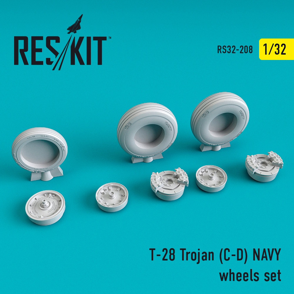 1/32 T-28 Trojan (C-D) NAVY wheels set