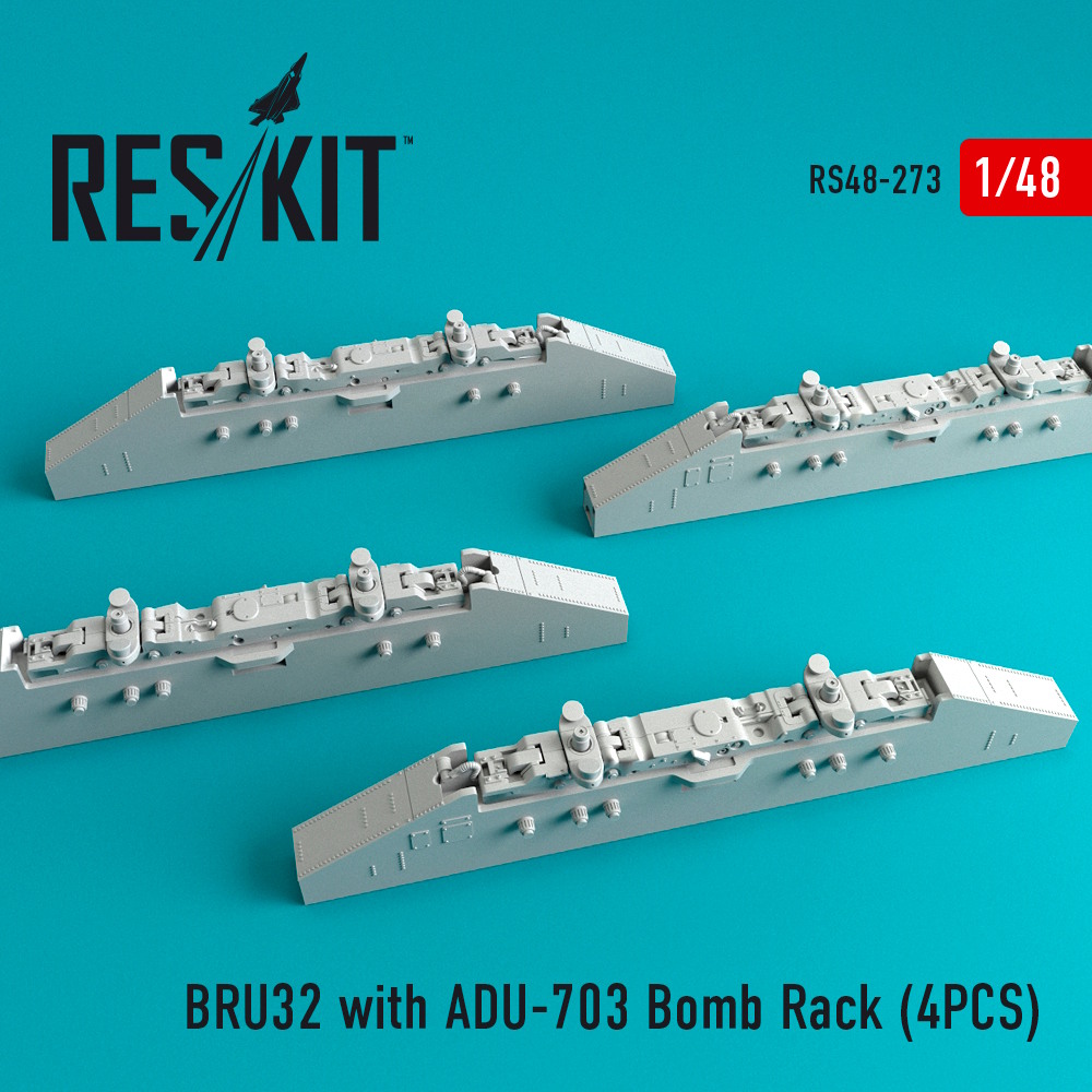 1/48 BRU32 with ADU-703 Bomb Rack (4PCS) F-14D/B