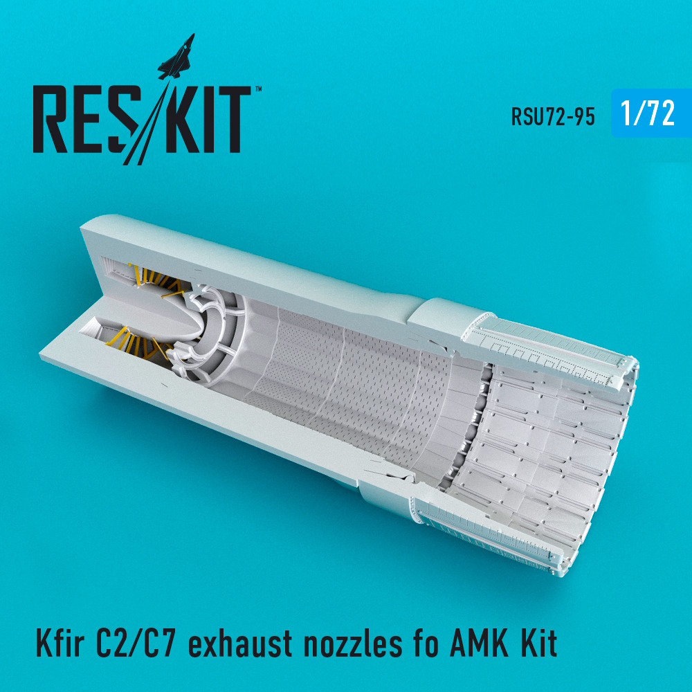 1/72 Kfir (C2/C7)  exhaust nozzles fo AMK Kit