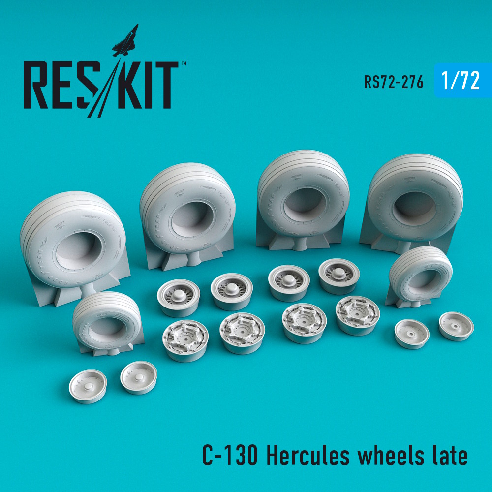 1/72 C-130 Hercules wheels late