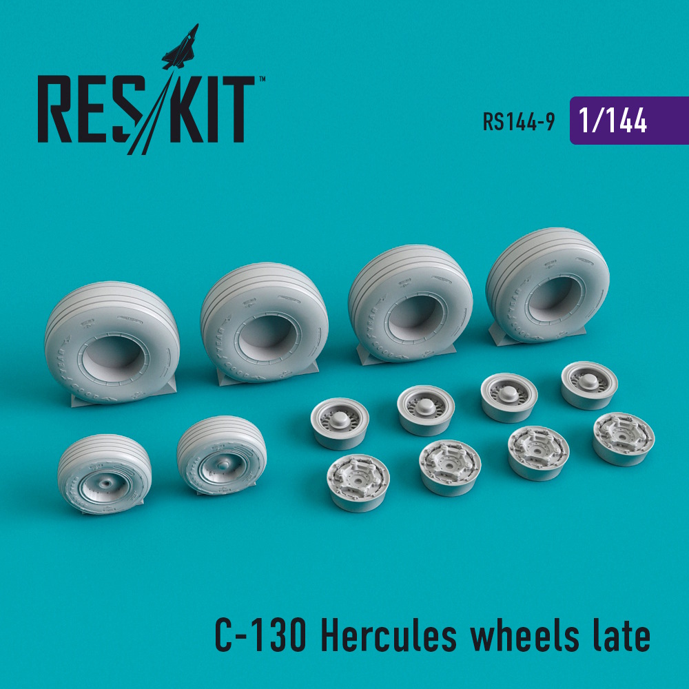 1/144 C-130 Hercules wheels late