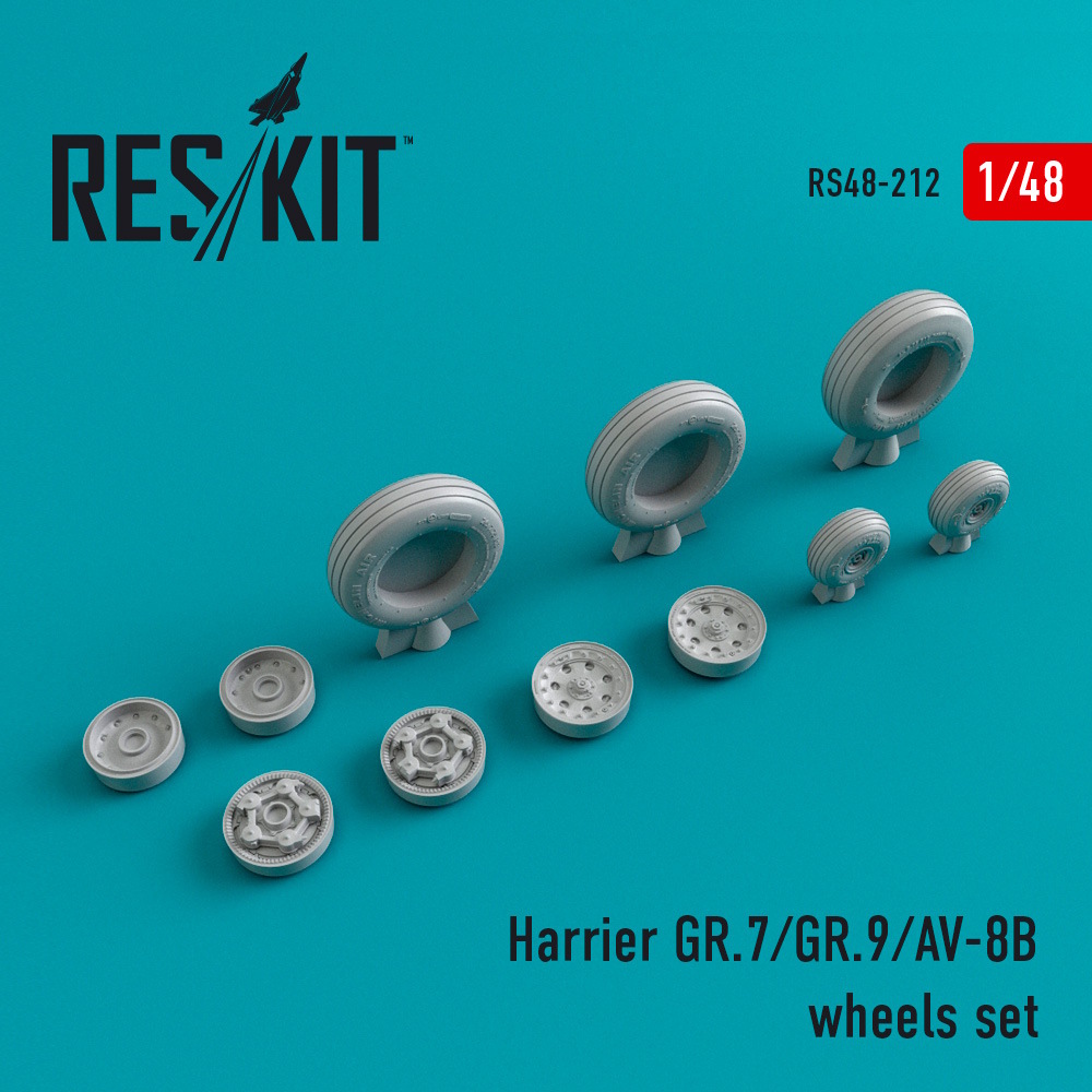 1/48 Harrier GR.7/GR.9/AV-8B wheels set