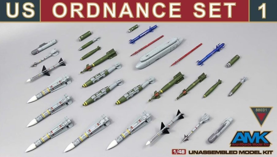 1/48 US Ordnance Set 1 - AMK