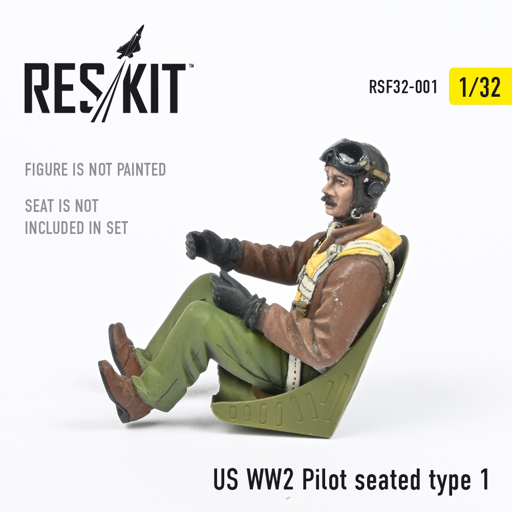 1/32 US WW2 Pilot seated type 1