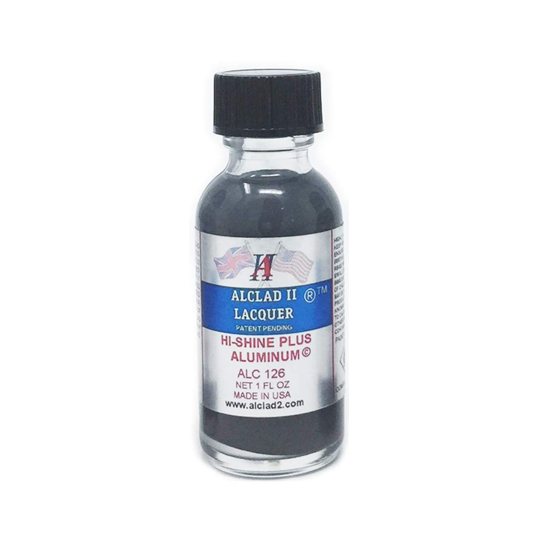 Alclad II Lacquers High Shine Plus Aluminum - 30ml (1oz) ALC126