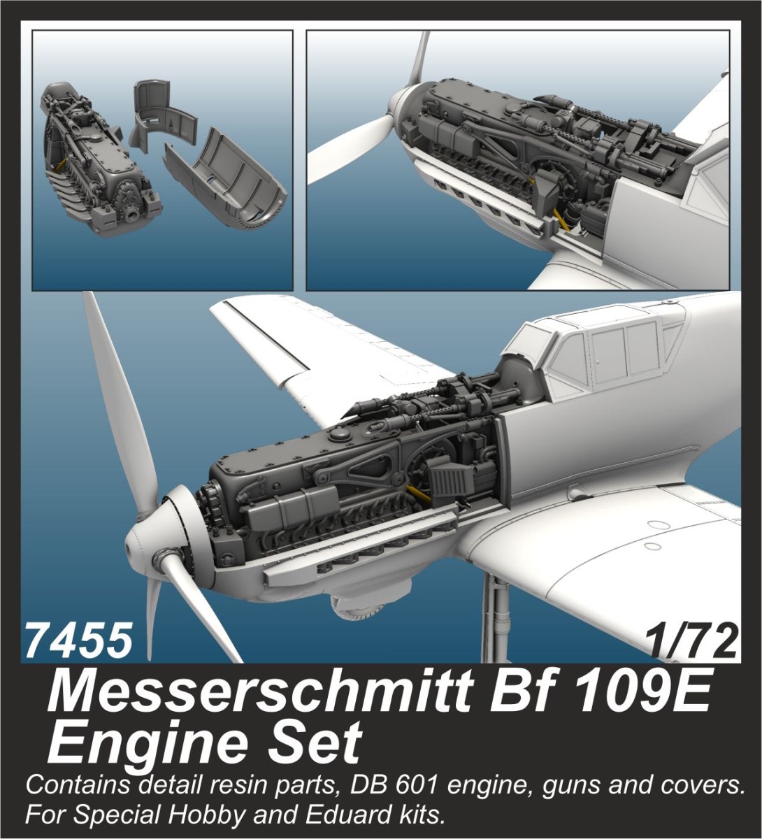 1/72 Messerschmitt Bf 109E Engine