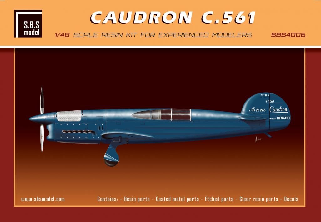 1/48 Caudron C.561 - Resin+PE+decal - Full resin kit