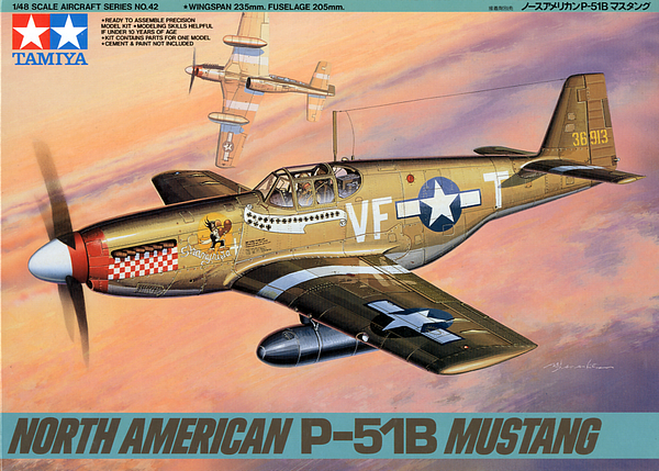 1/48 North American P-51B Mustang - Tamiya