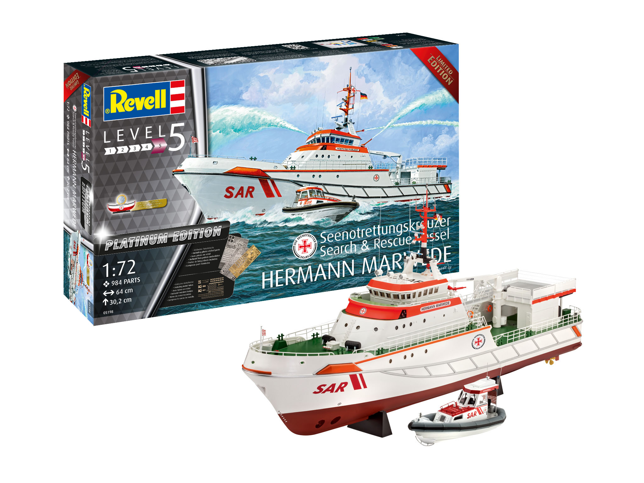 1/72 Search & Rescue Vessel HERMANN MARWEDE - Revell