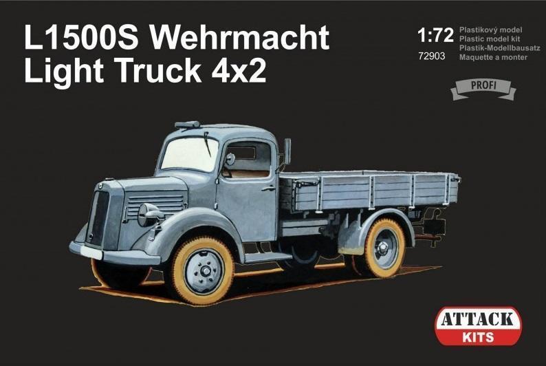 1/72 L1500S Wehrmacht Light Truck 4x2 (PE exterior set, resin alternative wheels)