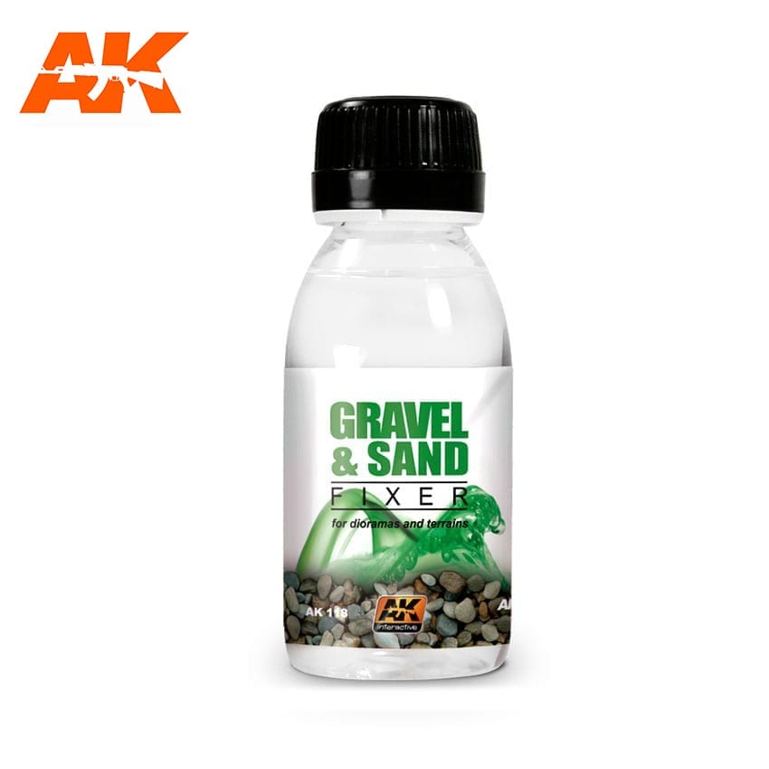 AK Interactive - Gravel and sand fixer 100 ml