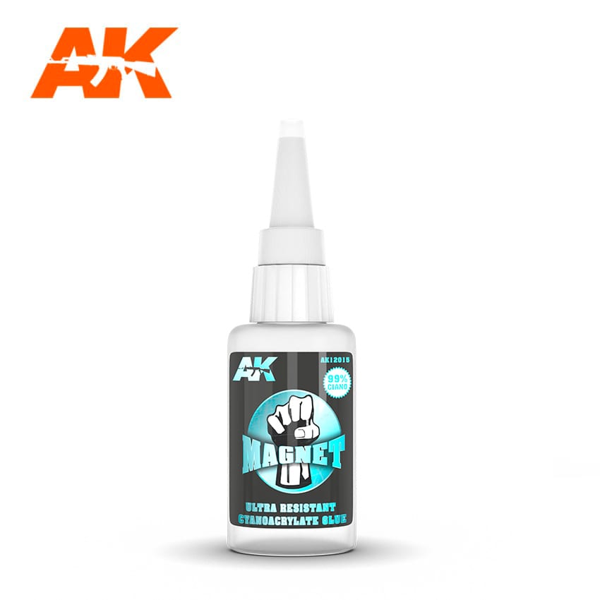 AK Interactive - Magnet ultra resistant cyanocrylate glue 20g