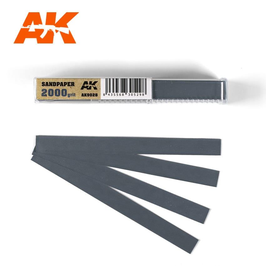 AK Interactive - Sandpaper grain 2000 (wet)