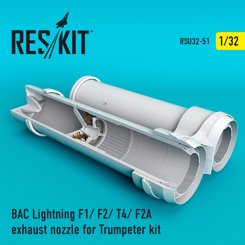 1/32 BAC Lightning F1/ F2/ T4/ F2A exhaust nozzle for Trumpeter kit for Trumpeter kits