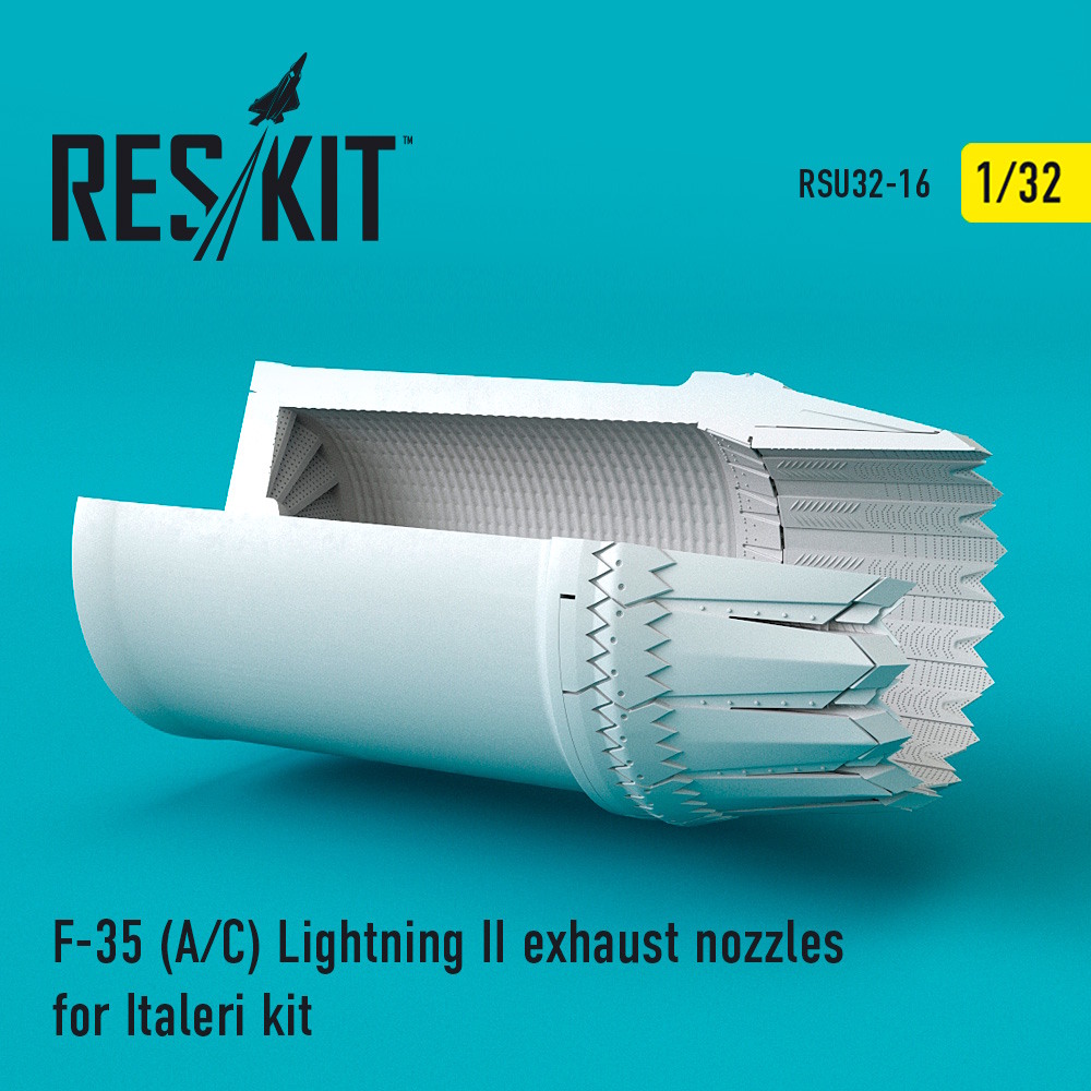 1/32 F-35 (A/С) Lightning II exhaust nozzles for Italeri Kit for Italeri  kits