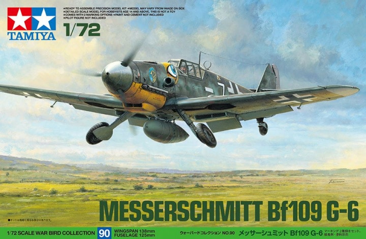 Plastikový model letadla Bf 109G-6 - Tamiya